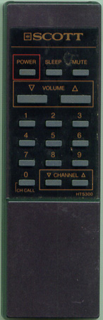 SCOTT 1002002 HTS300 Genuine OEM original Remote