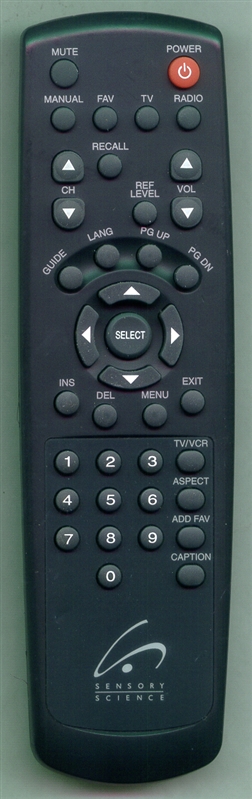 SENSORY SCIENCE HDT100 Genuine  OEM original Remote