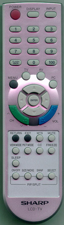 SHARP 0LTLP30010002 Genuine OEM original Remote