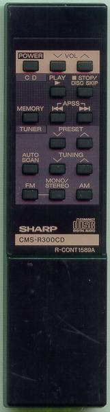 SHARP 92LR-CONT1589A RCONT1589A Refurbished Genuine OEM Remote