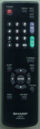 SHARP 9HSREMT32HD004 GA566WJSA Genuine  OEM original Remote