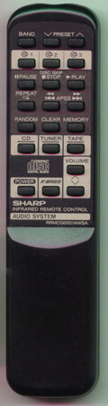 SHARP RRMCG0001AWSA RRMCG0001AWSA Genuine OEM original Remote