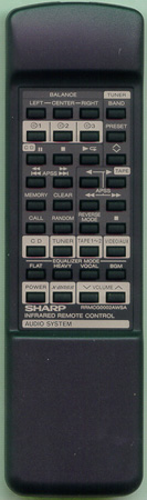 SHARP RRMCG0002AWSA RRMCG0002AWSA Genuine  OEM original Remote