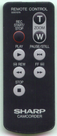 SHARP RRMCG0015TASA G0015TA Genuine OEM original Remote
