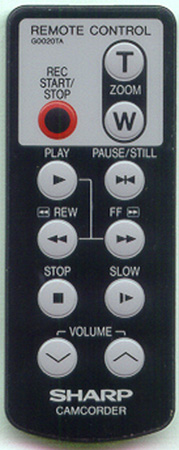 SHARP RRMCG0020TASA G0020TA Genuine OEM original Remote
