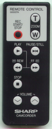 SHARP RRMCG0022TASA G0022TA Genuine  OEM original Remote