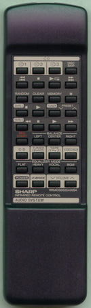 SHARP RRMCG0023AWSA RRMCG0023AWSA Genuine OEM original Remote
