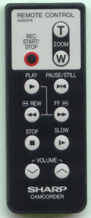 SHARP RRMCG0023TASA G0023TA Genuine OEM original Remote