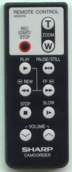 SHARP RRMCG0023TASA G0023TA Refurbished Genuine OEM Original Remote