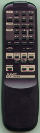 SHARP RRMCG0040AWSA RRMCG0040AWSA Genuine OEM original Remote