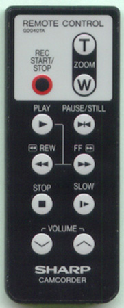 SHARP RRMCG0022TASA G0022TA Genuine OEM original Remote
