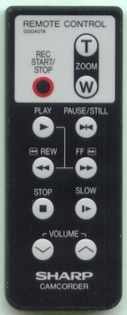 SHARP RRMCG0022TASA G0022TA Refurbished Genuine OEM Original Remote