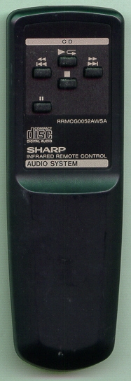 SHARP RRMCG0052AWSA RRMCG0052AWSA Refurbished Genuine OEM Remote