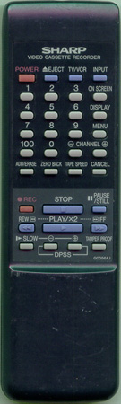 SHARP RRMCG0056AJSA G0056AJSA Genuine  OEM original Remote