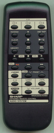 SHARP RRMCG0057AWSA RRMCG0057AWSA Genuine OEM original Remote