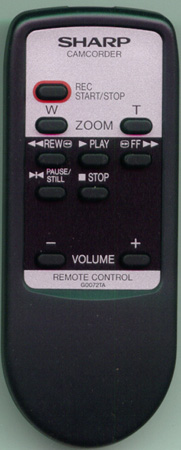 SHARP RRMCG0072TASA G0072TA Genuine OEM original Remote