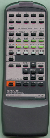 SHARP RRMCG0110AWSA Genuine OEM original Remote