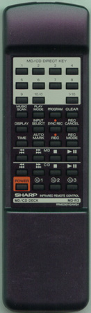 SHARP RRMCG0142AWSA Genuine OEM original Remote