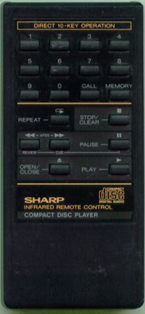 SHARP RRMCG0148AFSA RRMCG0148AFSA Genuine  OEM original Remote
