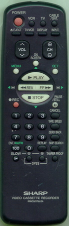SHARP RRMCG0179AJSA RRMCG0179AJSA Genuine OEM original Remote