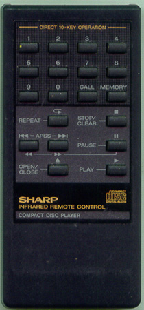 SHARP RRMCG0197AFSA RRMCG0197AFSA Genuine OEM original Remote