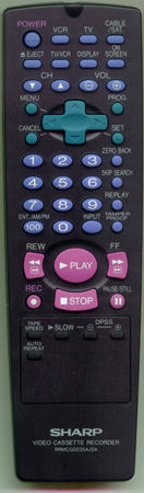 SHARP RRMCG0235AJSA RRMCG0235AJSA Genuine  OEM original Remote