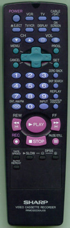 SHARP RRMCG0235AJSB RRMCG0235AJSB Genuine  OEM original Remote