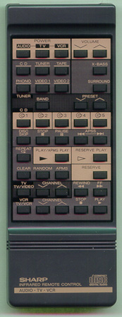 SHARP RRMCG0257AFSA Genuine  OEM original Remote