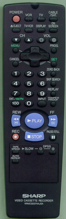 SHARP RRMCG0274AJSA RRMCG0274AJSA Genuine OEM original Remote