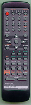SHARP RRMCG0291AWSA RRMCG0291AWSA Genuine OEM original Remote