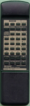 SHARP RRMCG0321AFSA RRMCG0321AFSA Genuine  OEM original Remote