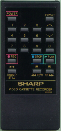 SHARP RRMCG0333GESA G0333GE Genuine OEM original Remote