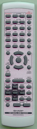 SHARP RRMCG0367AWSA RRMCG0367AWSA Genuine  OEM original Remote
