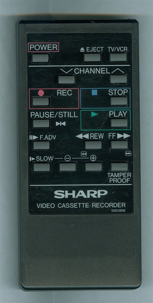 SHARP RRMCG0531GESA G0532GE Refurbished Genuine OEM Original Remote