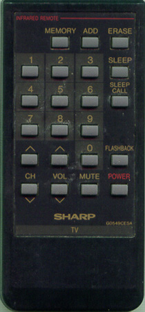 SHARP RRMCG0549CESA G0549CESA Genuine  OEM original Remote