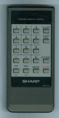 SHARP RRMCG0575CESA G0575CESA Genuine  OEM original Remote