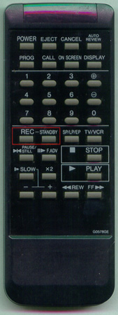 SHARP RRMCG0578GESA G0578GE Genuine  OEM original Remote