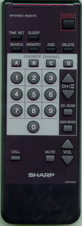 SHARP RRMCG0644CESA G0644CESA Genuine OEM original Remote