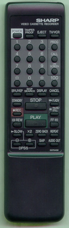 SHARP RRMCG0794GESA G0794GE Genuine  OEM original Remote