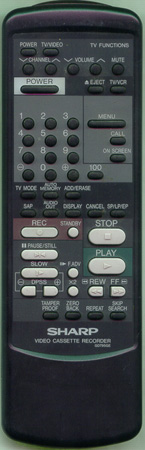 SHARP RRMCG0795GESA Genuine OEM original Remote