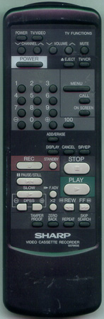SHARP RRMCG0796GESA G0796GE Genuine  OEM original Remote