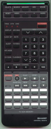 SHARP RRMCG0869CESA Genuine  OEM original Remote