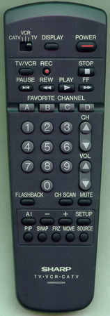 SHARP RRMCG0895CESA G0895CESA Genuine OEM original Remote
