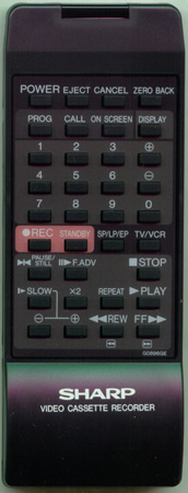 SHARP RRMCG0895GESA G0895GE Genuine OEM original Remote