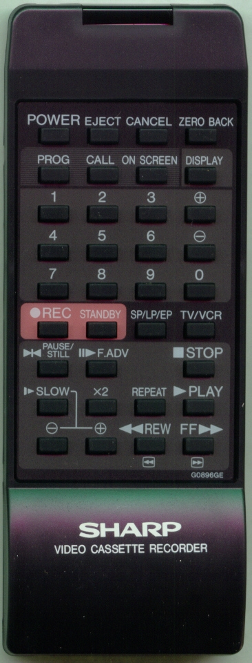 SHARP RRMCG0895GESA G0895GE Refurbished Genuine OEM Original Remote