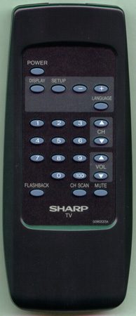 SHARP RRMCG0962CESA G0962CESA Genuine OEM original Remote