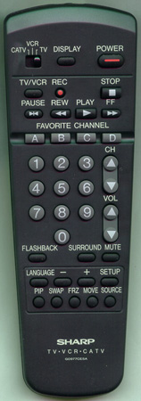 SHARP RRMCG0977CESA Genuine OEM original Remote