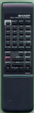SHARP RRMCG0994GESA G0994GE Genuine  OEM original Remote