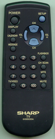 SHARP RRMCG1020CESA G1020CESA Genuine OEM original Remote