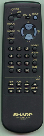 SHARP RRMCG1035CESA G1035CESA Genuine OEM original Remote